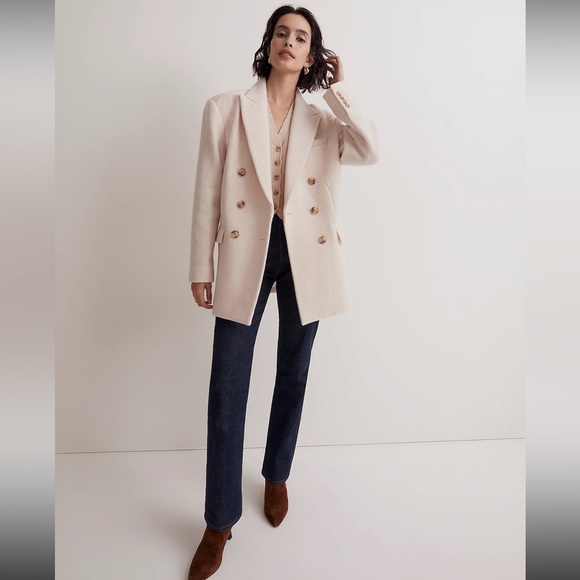 Oversized Tuxedo Coat- MADEWELL - Picture 2 of 10